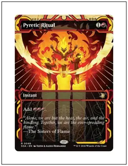Pyretic Ritual, Mystical Archive, Secrets of Strixhaven, Magic MTG NM - Image 1