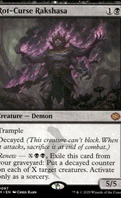 Rot-Curse Rakshasa M Tarkir: Dragonstorm 87 LP - Image 1