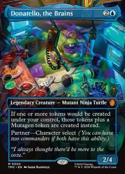 Donatello, the Brains - Foil Extended Art TMC NM MTG - Image 1
