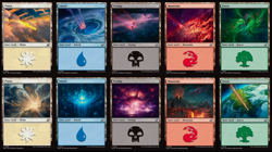 100 Basic Land Set [Edge of Eternities] MTG (x10 each land) - Image 1