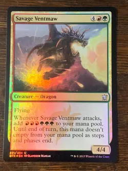 MtG - Savage Ventmaw - Dragons of Tarkir - 231/264 - Creature - Uncommon - Foil - Image 1