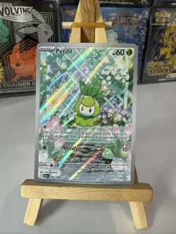Pokemon TCG Petilil Illustration Rare Black Bolt Card 091/086 NM ✨ - Image 1