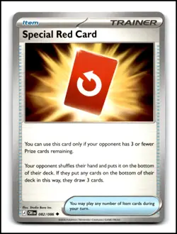 Pokemon ME04: Chaos Rising #082/086 Special Red Card - NM - Image 1