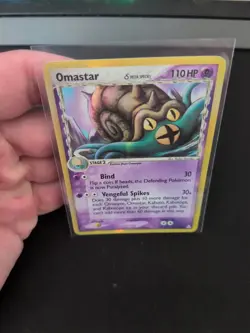 Pokemon TCG - Omastar Holon Phantoms 13/110 Holo Rare Delta Species 2006 - Image 1