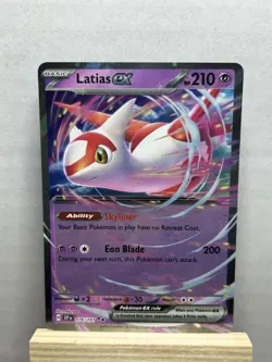 Latias ex #76 Pokemon TCG – Surging Sparks – Ultra Rare – NM - Image 1