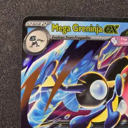 Pokemon TCG- Mega Greninja ex - 022/086 - ME04: Chaos Rising (CRI) Double Rare - Image 3