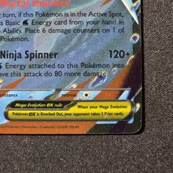 Pokemon TCG- Mega Greninja ex - 022/086 - ME04: Chaos Rising (CRI) Double Rare - Image 5
