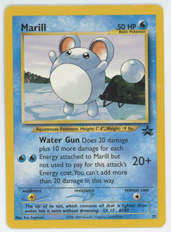 Marill 29 Black Star Promo Rare WOTC Pokemon Card 2000 - Image 1
