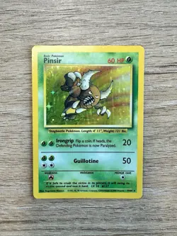 Pokemon TCG Pinsir Jungle 9/64 Holo Unlimited Holo Rare - Image 1