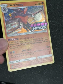 Pokemon Garchomp 114/236 Cosmos Holo Stamped Unified Minds - Image 5