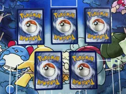 Pokemon TCG Double Rare EX Holo Lot Of 5, Quaquaval, Jynx, Kingdra & More - Image 2