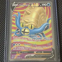 Omastar V (Full Art) Pokemon SWSH12: Silver Tempest 174/195 Holo - Image 3