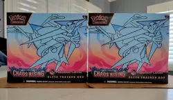 Pokemon TCG Chaos Rising Pokemon Center Elite Trainer Box ETB x2 - Image 1