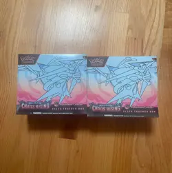 2x Pokemon TCG Chaos Rising Pokemon Center Elite Trainer Box - Image 1
