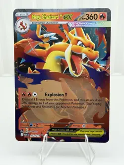 Pokemon TCG Mega Charizard Y EX Double Rare Ascended Heroes 022/217 - Image 1