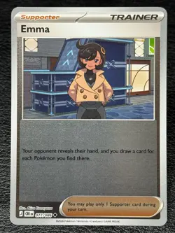 Emma 077/086 - Reverse Holo - Pokemon TCG: Chaos Rising - English NM - Image 1