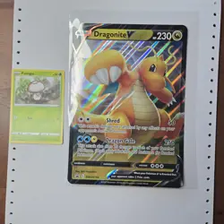 Pokemon TCG Dragonite V JUMBO SWSH Black Star Promo SWSH154 JUMBO - Image 2