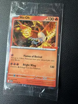 Ho-Oh 010/086 GameStop Promo Stamped WITH SWIRL!! Sealed -Pokemon Chaos Rising - Image 2