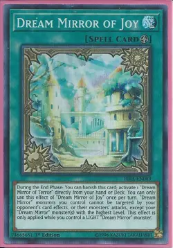 3x Yugioh RIRA-EN089 Dream Mirror of Joy Super Rare Near Mint 1st Edition - Image 1