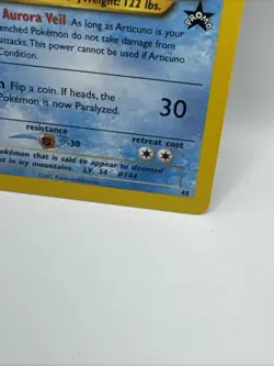 Articuno 48/53 NM Pokemon TCG WOTC Black Star Promo-NM Clean! - Image 4