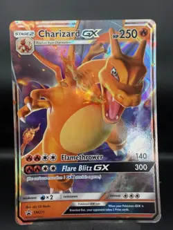 Pokemon TCG Charizard GX SM Black Star Promo SM211 Holo Promo NM - Image 1