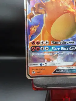 Pokemon TCG Charizard GX SM Black Star Promo SM211 Holo Promo NM - Image 5