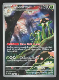 Toedscruel 185/182 Pokemon TCG SV04: Paradox Rift NM - Image 1