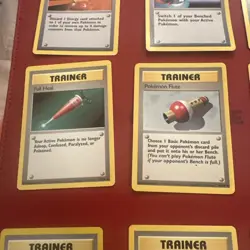 Vintage Pokemon TCG Trainer Lot (9 Different) SEE PICS WOTC Vintage LP+ MP + - Image 3