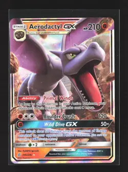 Pokemon SM - Unified Minds #106/236 Ultra Rare,Holo Aerodactyl GX - Image 1