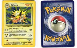 Jolteon Holo NO SYMBOL ERROR Pokemon TCG Jungle 4/64 MP - Image 3