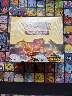 Pokemon TCG Sword & Shield Darkness Ablaze Booster Box Sealed - Image 1