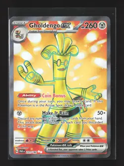 Pokemon SV04: Paradox Rift #231/182 Ultra Rare,Holo Gholdengo ex - Image 1