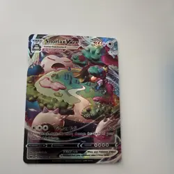 Pokemon TCG Snorlax VMAX 142/202 Swsh01 Sword & Shield Ultra Rare Holo 340 HP - Image 1