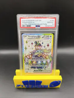 2024 POKEMON SVP EN-SV BLACK STAR UPC PROMO #165 TERAPAGOS EX PSA 10 - Image 1