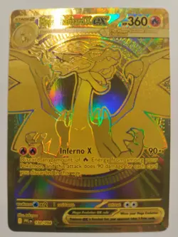 2025 Pokemon Phantasmal Flames Mega Charizard X ex Hyper Rare #130/094 - Image 1