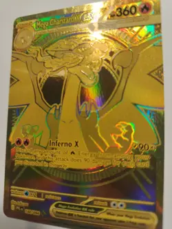 2025 Pokemon Phantasmal Flames Mega Charizard X ex Hyper Rare #130/094 - Image 3