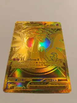 2025 Pokemon Phantasmal Flames Mega Charizard X ex Hyper Rare #130/094 - Image 4