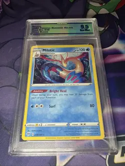 2020 Pokemon SWSH Darkness Ablaze Holo Rare #039 - CC&G 9.5 - MILOTIC - Image 1