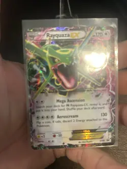 Pokemon TCG Rayquaza EX XY66 XY Black Star Promo Ultra Rare 2015 Holo HP - Image 3