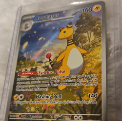 Nintendo Pokemon TCG Ampharos Holo Rare Stage 2 160 HP 090/086 English - Image 1