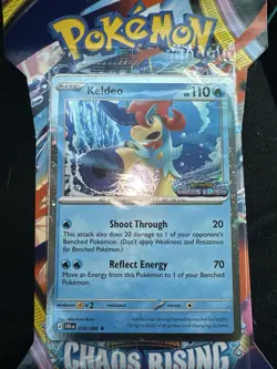 Pokemon TCG Keldeo 19/86 Chaos Rising Stamped Promo Sealed - Image 2
