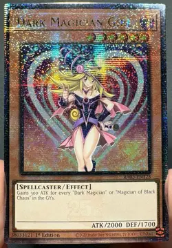 YUGIOH Dark Magician Girl (A) RA03-EN123 Quarter Century Secret Rare 1st Edition - Image 1