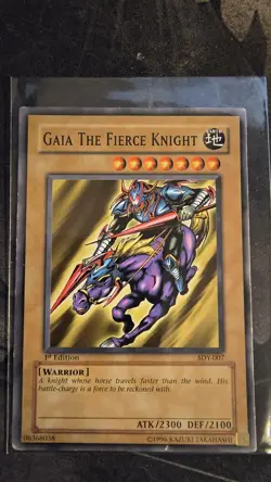 Gaia the Fierce Knight SDY-007 Starter Deck: Yugi 1st Edition - Image 1