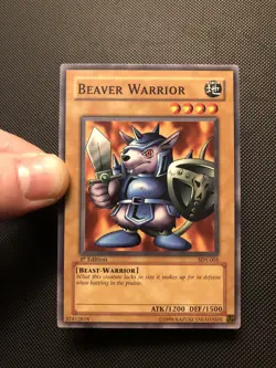 Beaver Warrior SDY-005 1st Edition - Yu-Gi-Oh! TCG Common - NA English Vintage - Image 4