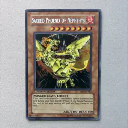 Sacred Phoenix of Nephthys - EEN-ENSE3 - Secret Rare - Limited Edition Yugioh LP - Image 1