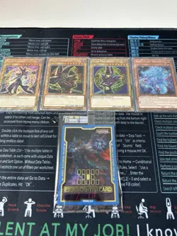 Yugioh Dark Magician Platinum Secret Rare Destruction Blue Eyes - Image 1