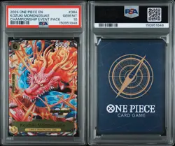 2024 ONE PIECE CHAMPIONSHIP 2024 EVENT PACK #064 KOZUKI MOMONOSUKE PSA 10 - Image 3