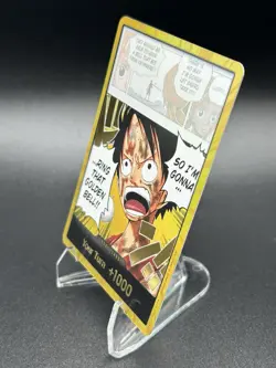 One Piece DON!! Card (Luffy) (Gold) Adventure on Kami's Island OP15 - Image 5