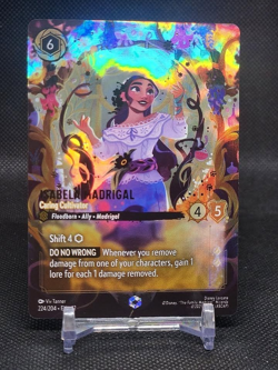 Disney Lorcana Isabela Madrigal Caring Cultiva Enchanted 224/204 Wilds Unknown - Image 1