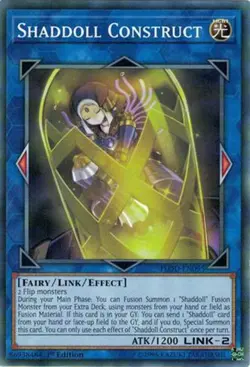 3X Yugioh FLOD-EN095 Shaddoll Construct Common 1ST ED NM - Image 1